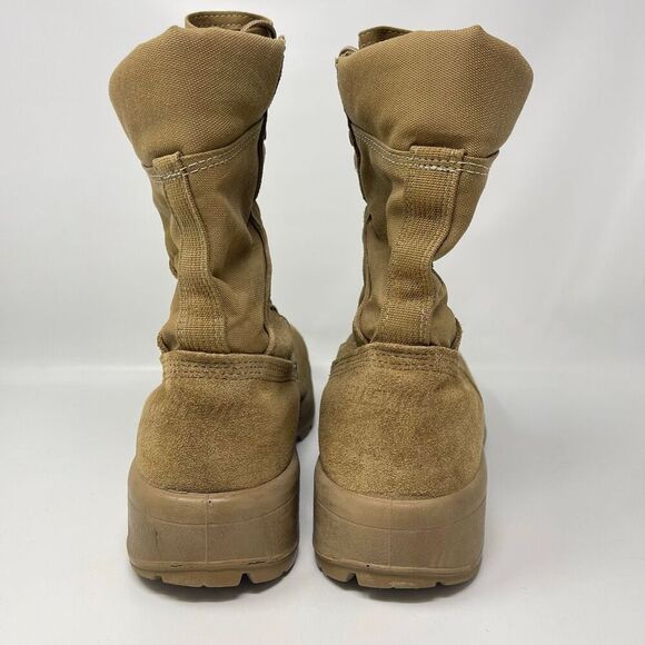 Belleville C390 Hot Weather Military Combat Boots Coyote Leather Mens 12.5 N main image 8
